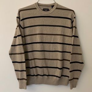 Hagger Striped Crewneck Sweater Size Small